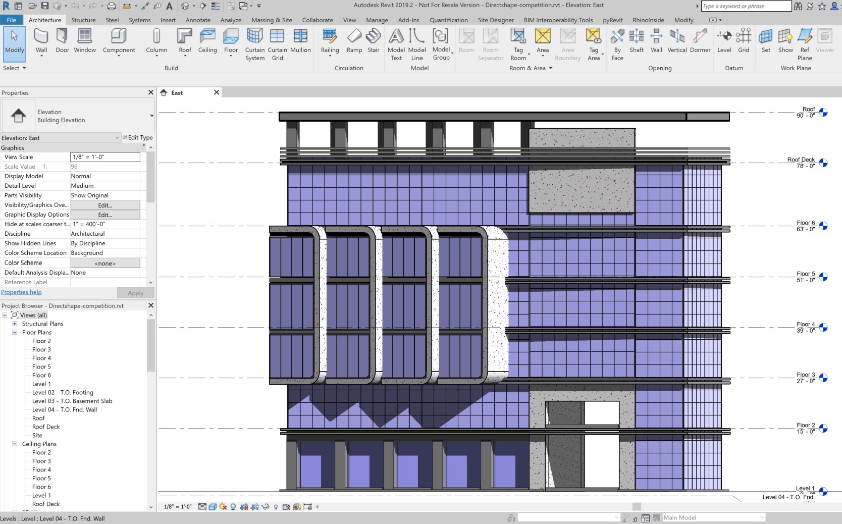 A Quick Elevation in Revit